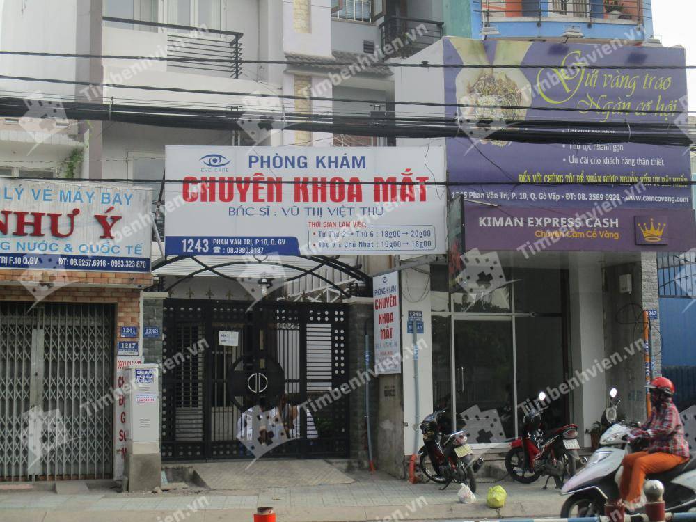 Phòng khám chuyên khoa Mắt - BS. Vũ Thị Việt Thu