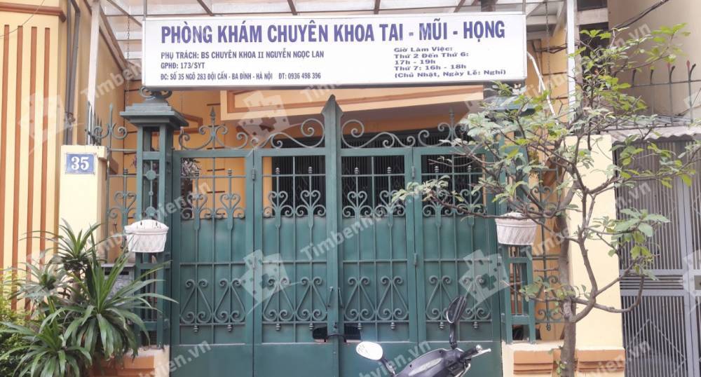 Phòng Khám Chuyên Khoa Tai Mũi Họng - BS. Nguyễn Ngọc Lan