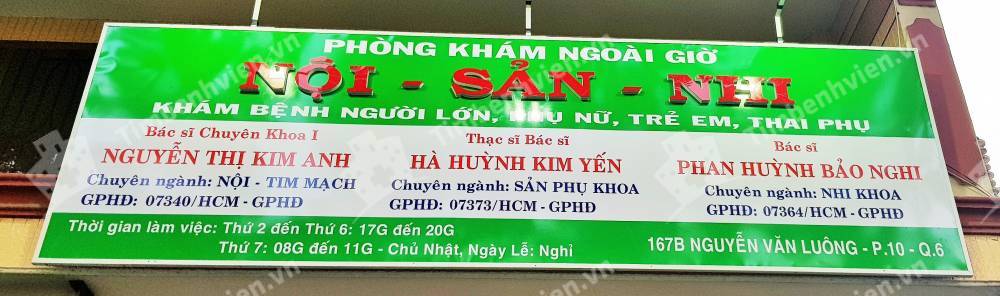 Phòng Khám Nội - Sản - Nhi 167B Nguyễn Văn Luông Quận 6
